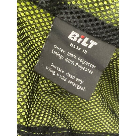 Bilt Women Black / Hi-Viz Yellow & Black Motorcycle Jacket Size M - Picture 16 of 16